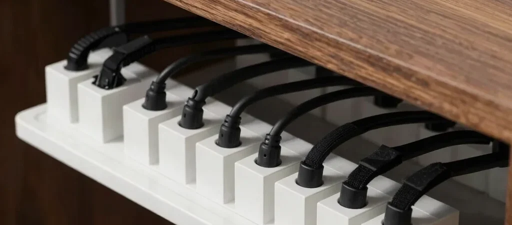 Desk Cable Management Systems That Eliminate Floor Clutter