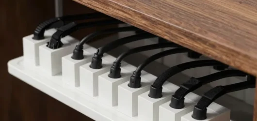 Desk Cable Management Systems That Eliminate Floor Clutter